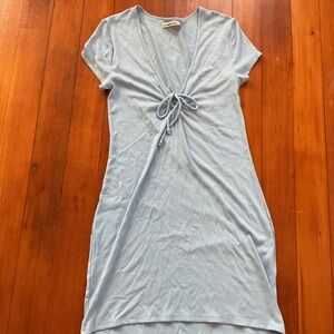 Abercrombie & Fitch Blue Ribbed Top